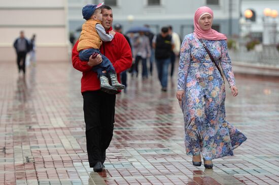 Muslims celebrate Eid al-Fitr in Russian regions