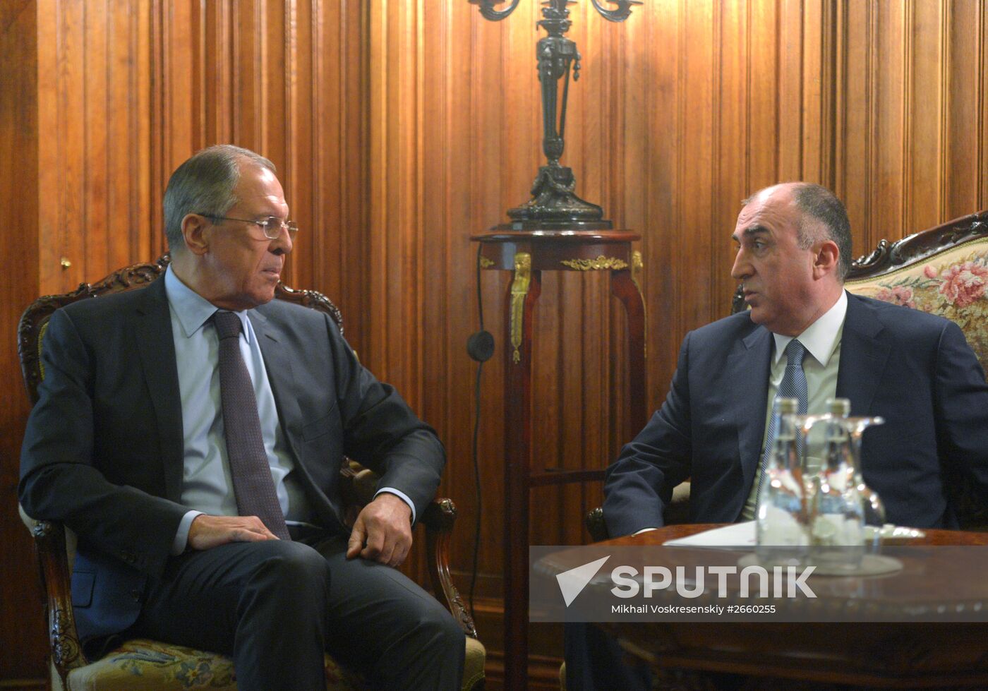 Foreign Minister Sergei Lavrov meets with Azerbaijani counterpart