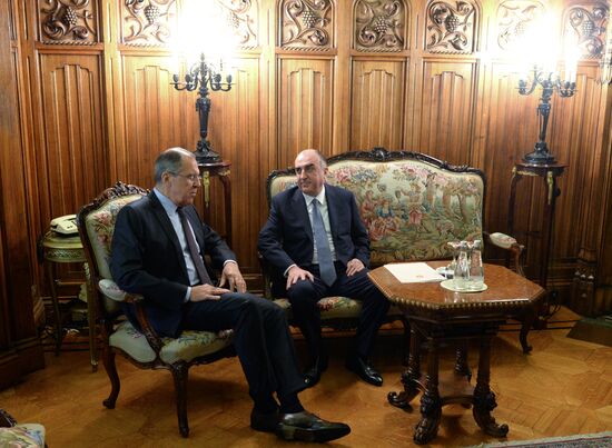 Foreign Minister Sergei Lavrov meets wit Azerbaijani counterpart