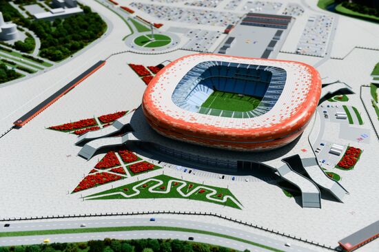 Mordovia-Arena stadium construction for 2018 FIFA World Cup
