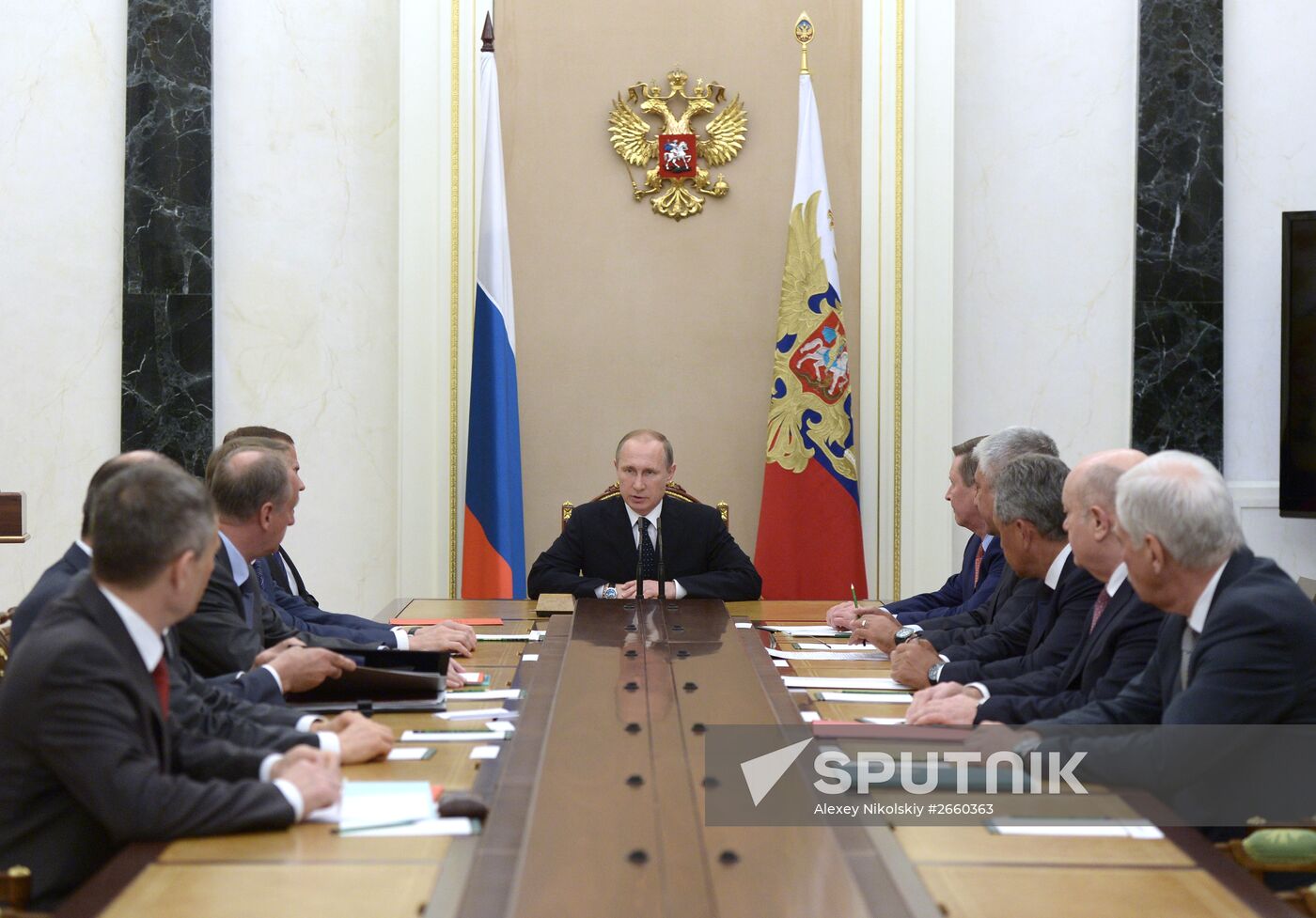 President Vladimir Putin chairs Security Council meeting