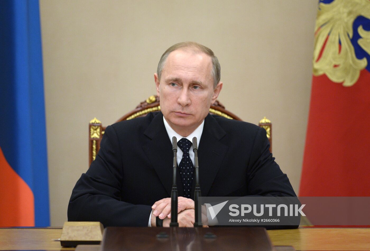 President Vladimir Putin chairs Security Council meeting