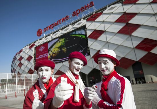 Football. Russian Premiere League. Spartak vs. Ufa
