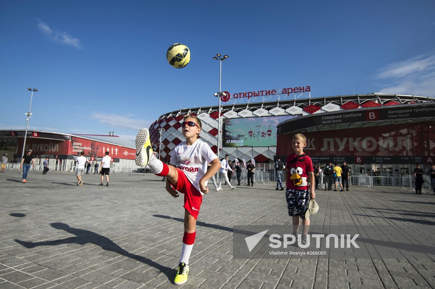 Football. Russian Premiere League. Spartak vs. Ufa