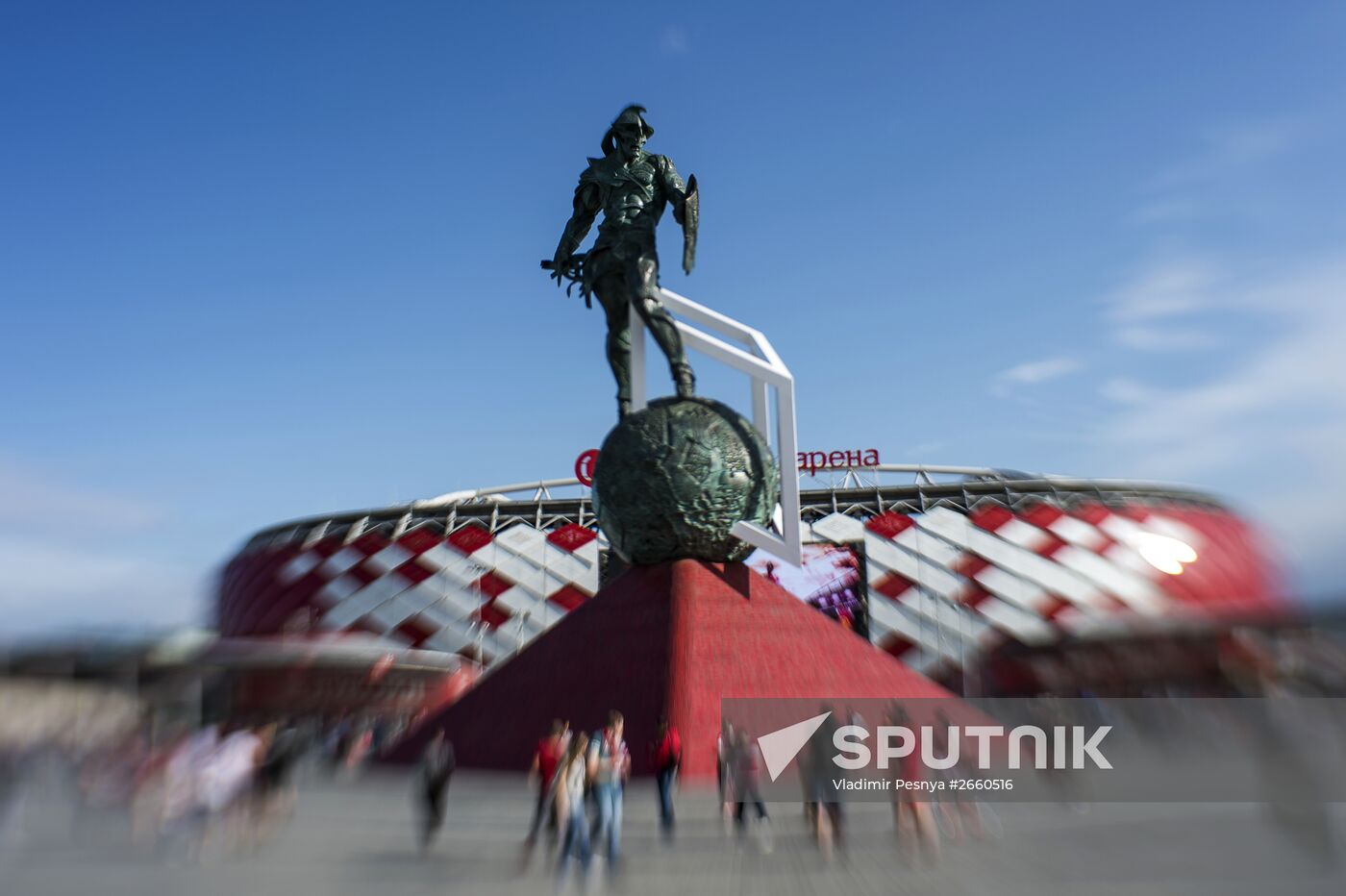 Football. Russian Premiere League. Spartak vs. Ufa