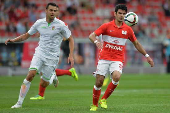 Football. Russian Premiere League. Spartak vs. Ufa