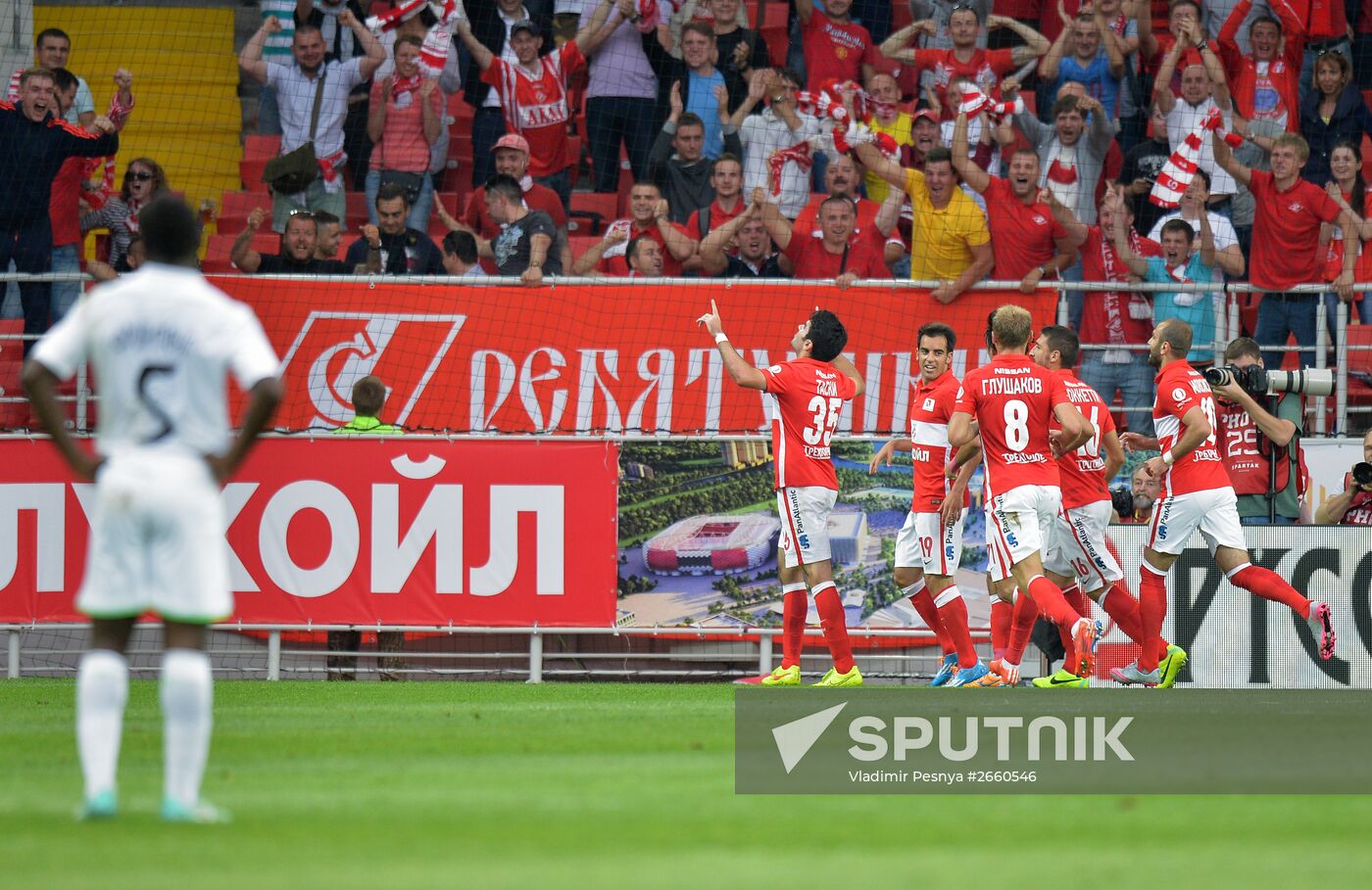 Football. RFPL. Spartak vs Ufa