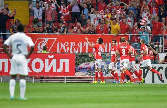 Football. RFPL. Spartak vs Ufa