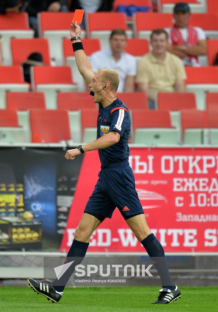 Football. RFPL. Spartak vs Ufa