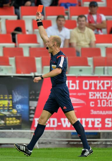 Football. RFPL. Spartak vs Ufa