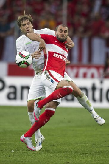 Football. RFPL. Spartak vs Ufa