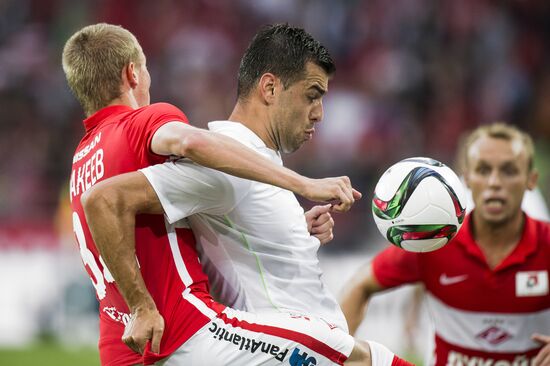 Football. RFPL. Spartak vs Ufa