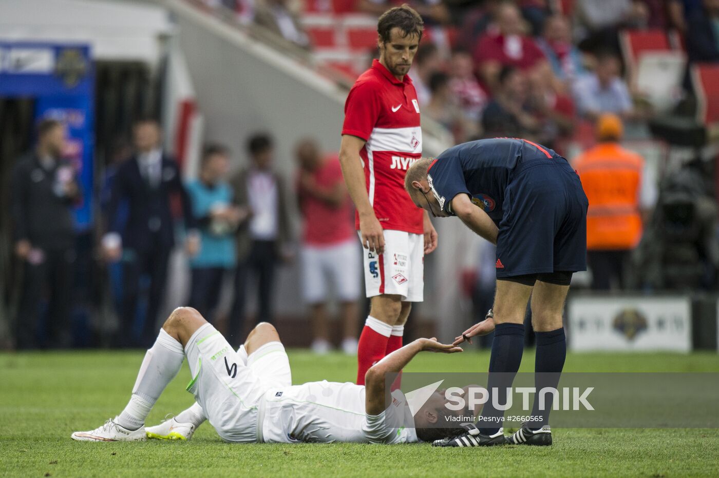 Football. RFPL. Spartak vs Ufa