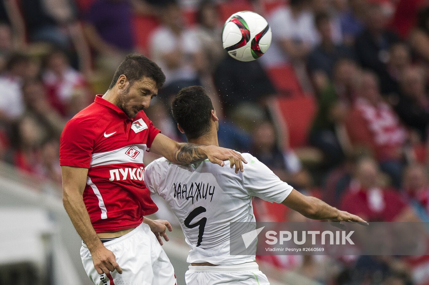 Football. RFPL. Spartak vs Ufa