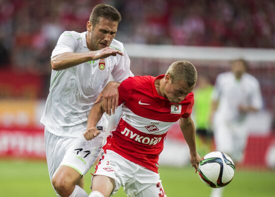 Football. RFPL. Spartak vs Ufa