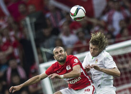 Football. RFPL. Spartak vs Ufa