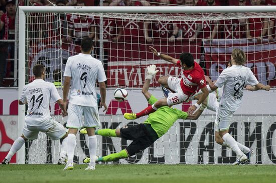 Football. Russian Premiere League. Spartak vs. Ufa