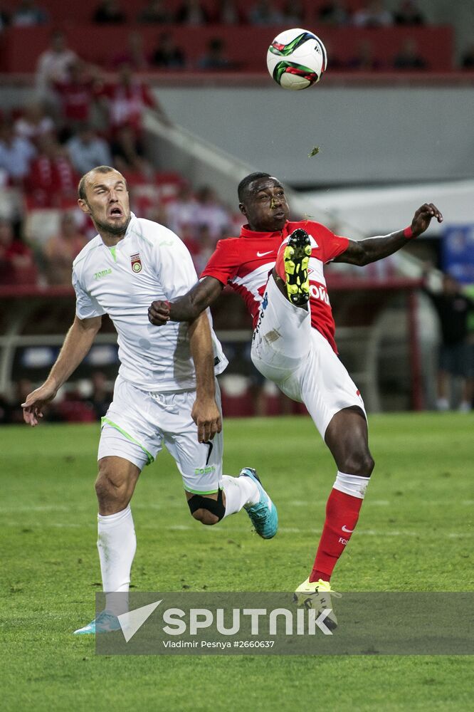 Football. Russian Premiere League. Spartak vs. Ufa