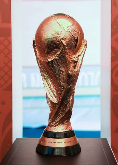 FIFA WOrld Cup arrives in St. Petersburg