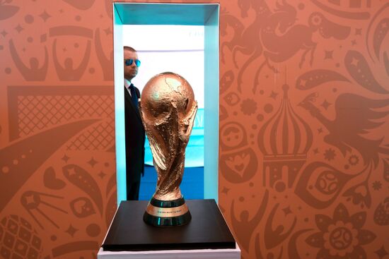 FIFA WOrld Cup arrives in St. Petersburg