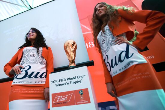 FIFA WOrld Cup arrives in St. Petersburg