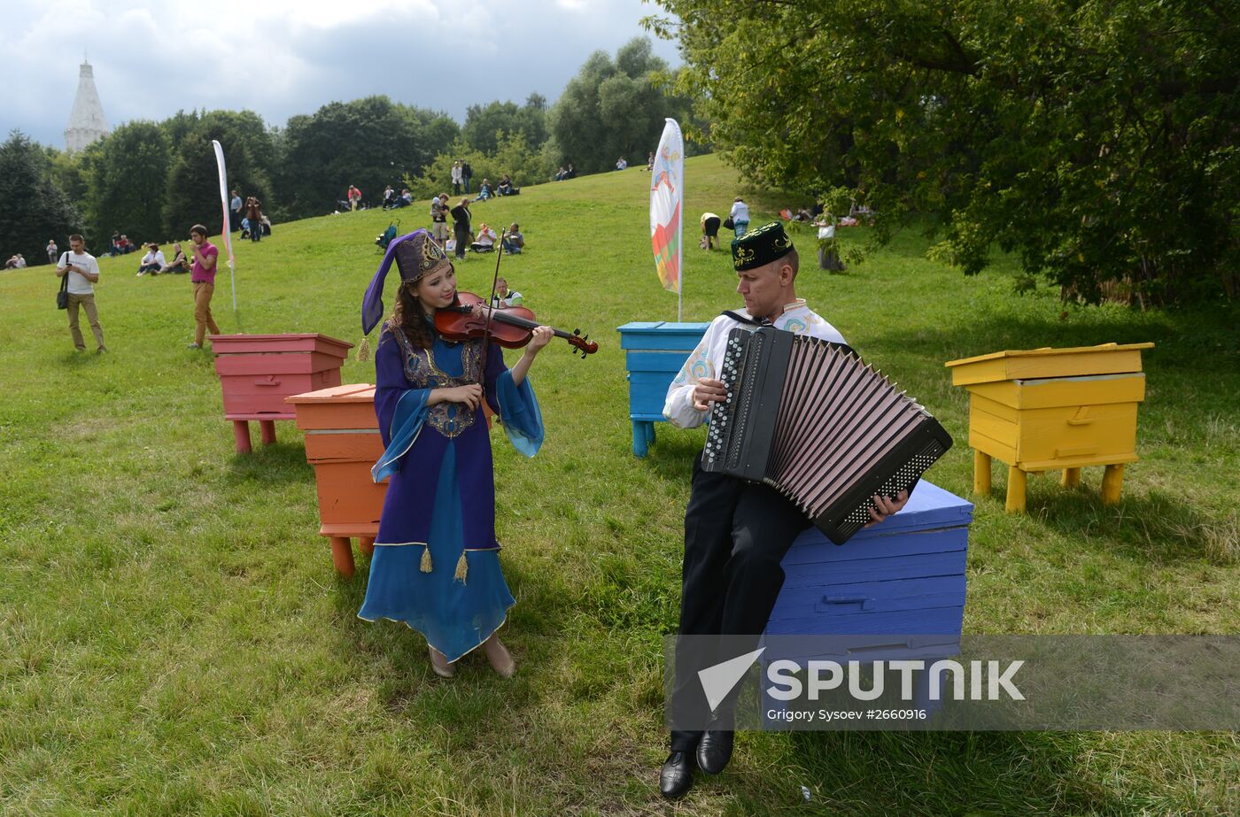 Sabantuy feast at Kolomenskoye Museum-Reserve