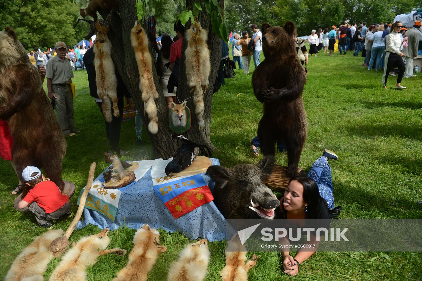 Sabantuy feast at Kolomenskoye Museum-Reserve