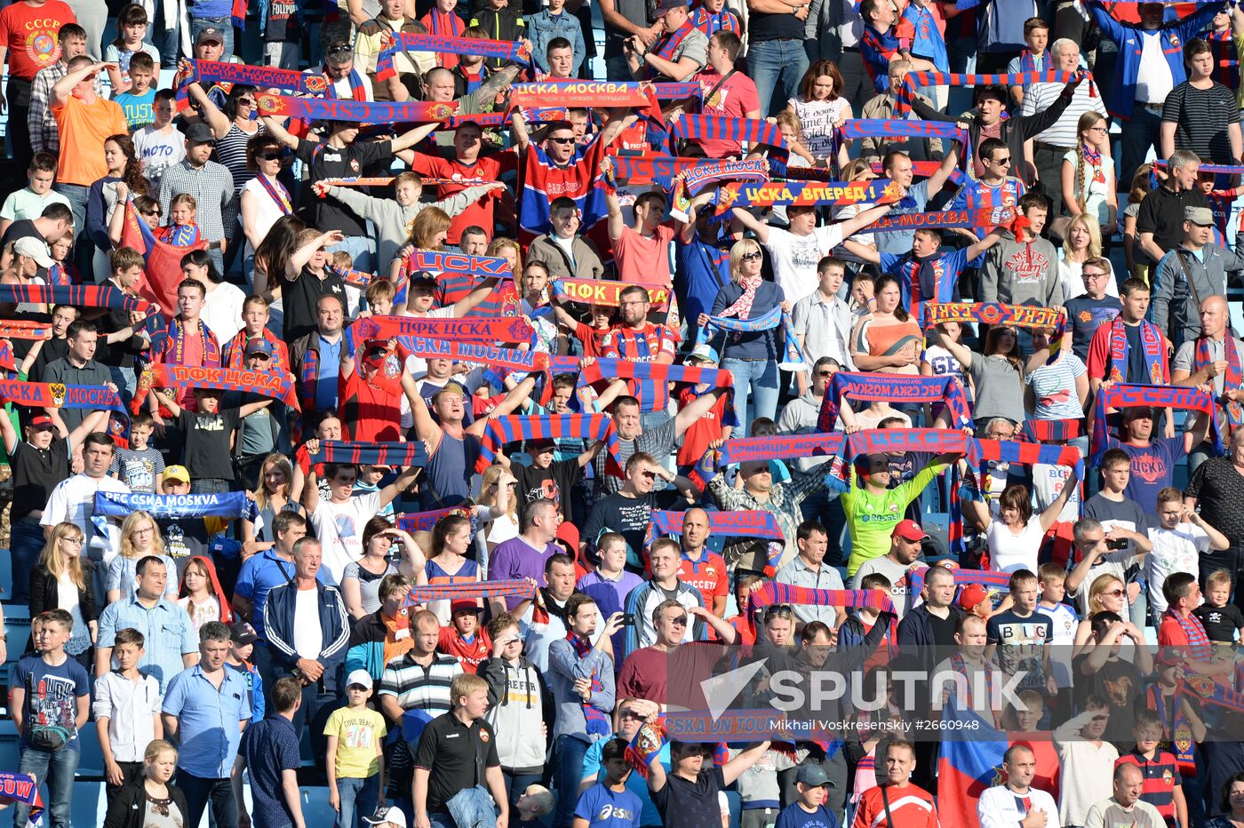 Football. Russian Premiere League. CSKA vs. Rubin