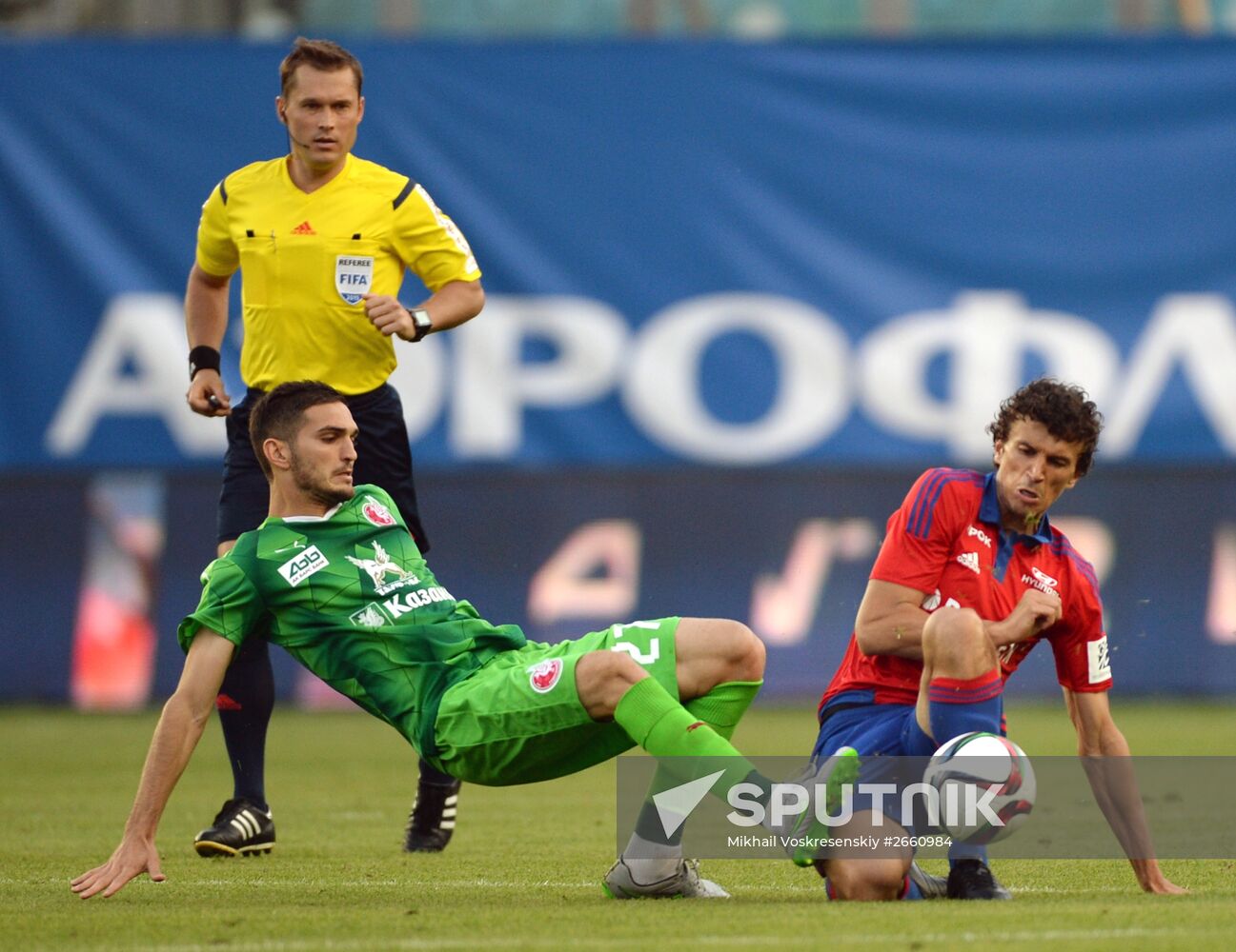 Football. Russian Premiere League. CSKA vs. Rubin