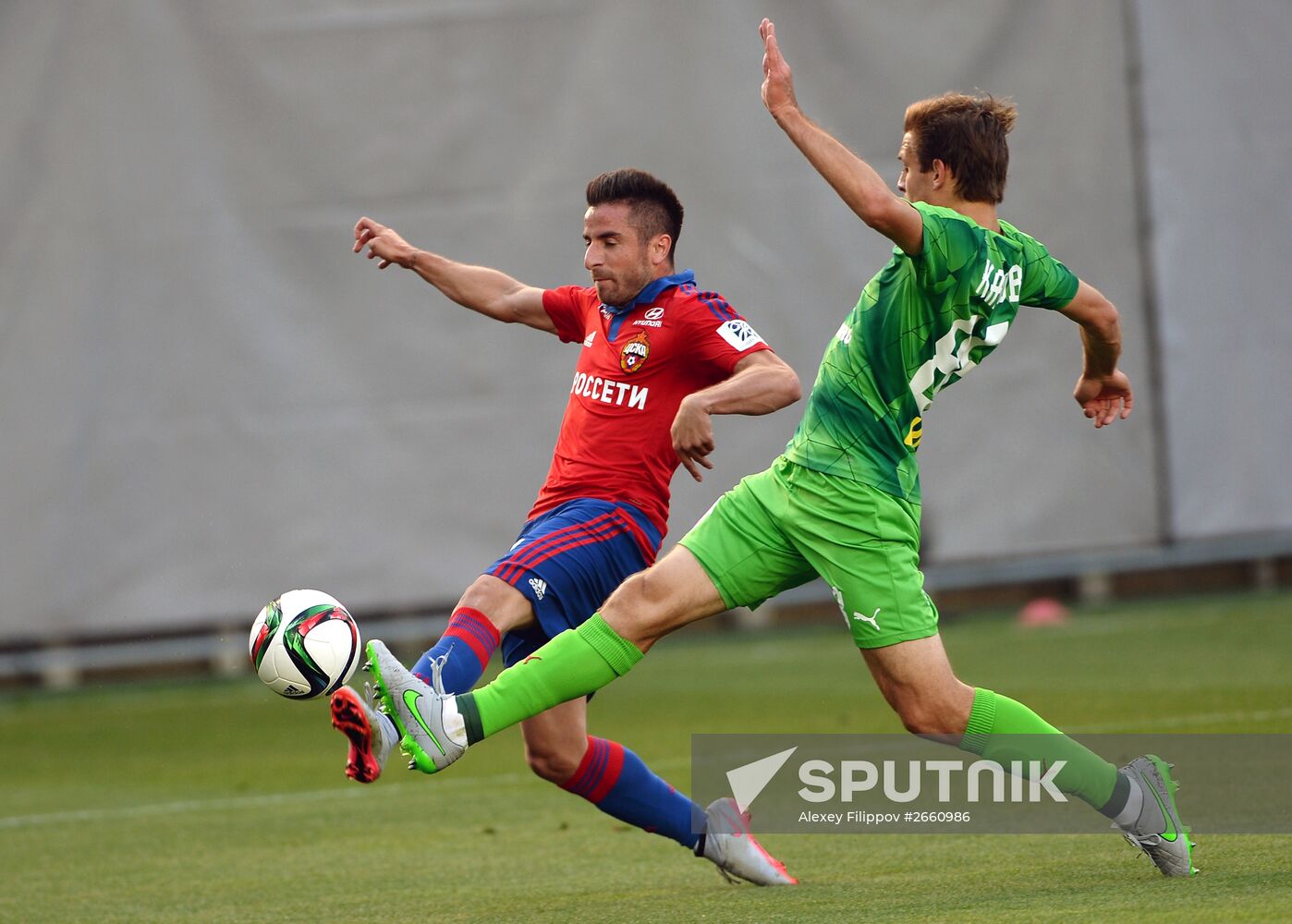 Football. Russian Premiere League. CSKA vs. Rubin