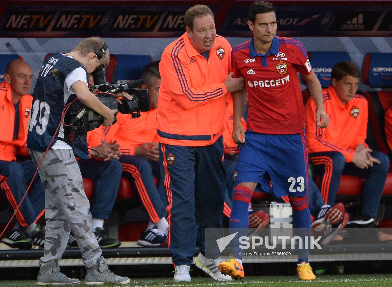 Football. Russian Premiere League. CSKA vs. Rubin