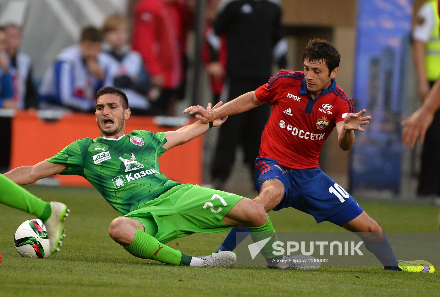 Football. Russian Premiere League. CSKA vs. Rubin