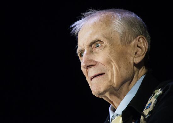 Poet Yevgeny Yevtushenko's birthday celebration