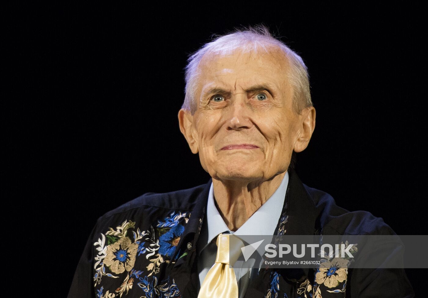 Poet Yevgeny Yevtushenko's birthday celebration
