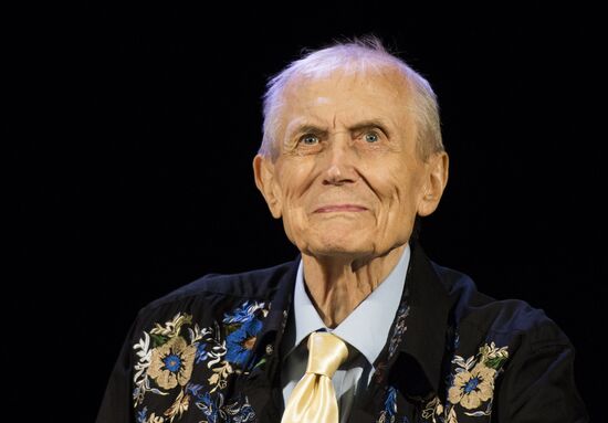 Poet Yevgeny Yevtushenko's birthday celebration