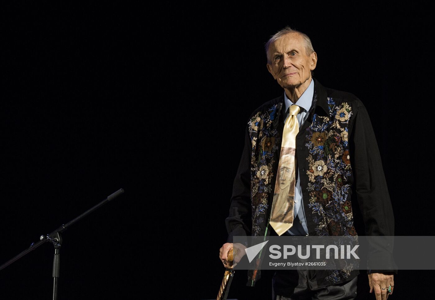 Poet Yevgeny Yevtushenko's birthday celebration