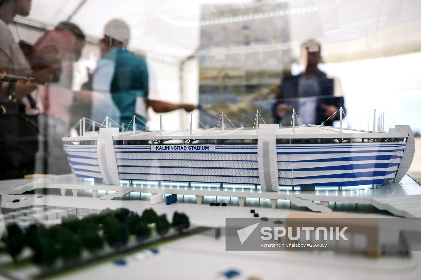 Construction of stadium in Kaliningrad for 2018 FIFA World Cup