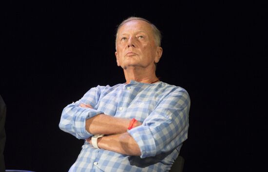 Poet Yevgeny Yevtushenko's birthday celebration