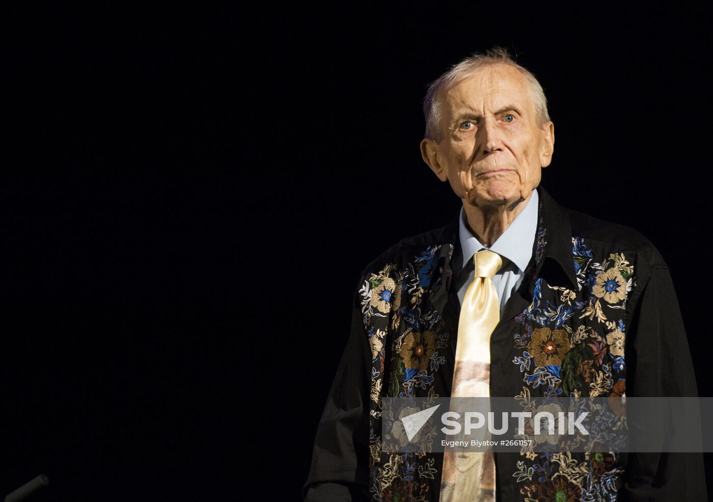 Poet Yevgeny Yevtushenko's birthday celebration