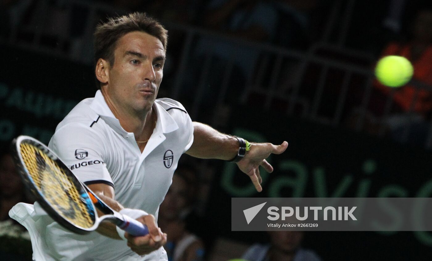 Tennis. Davis Cup. Russia vs. Spain. Day Three