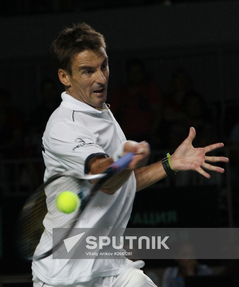 Tennis. Davis Cup. Russia vs. Spain. Day Three