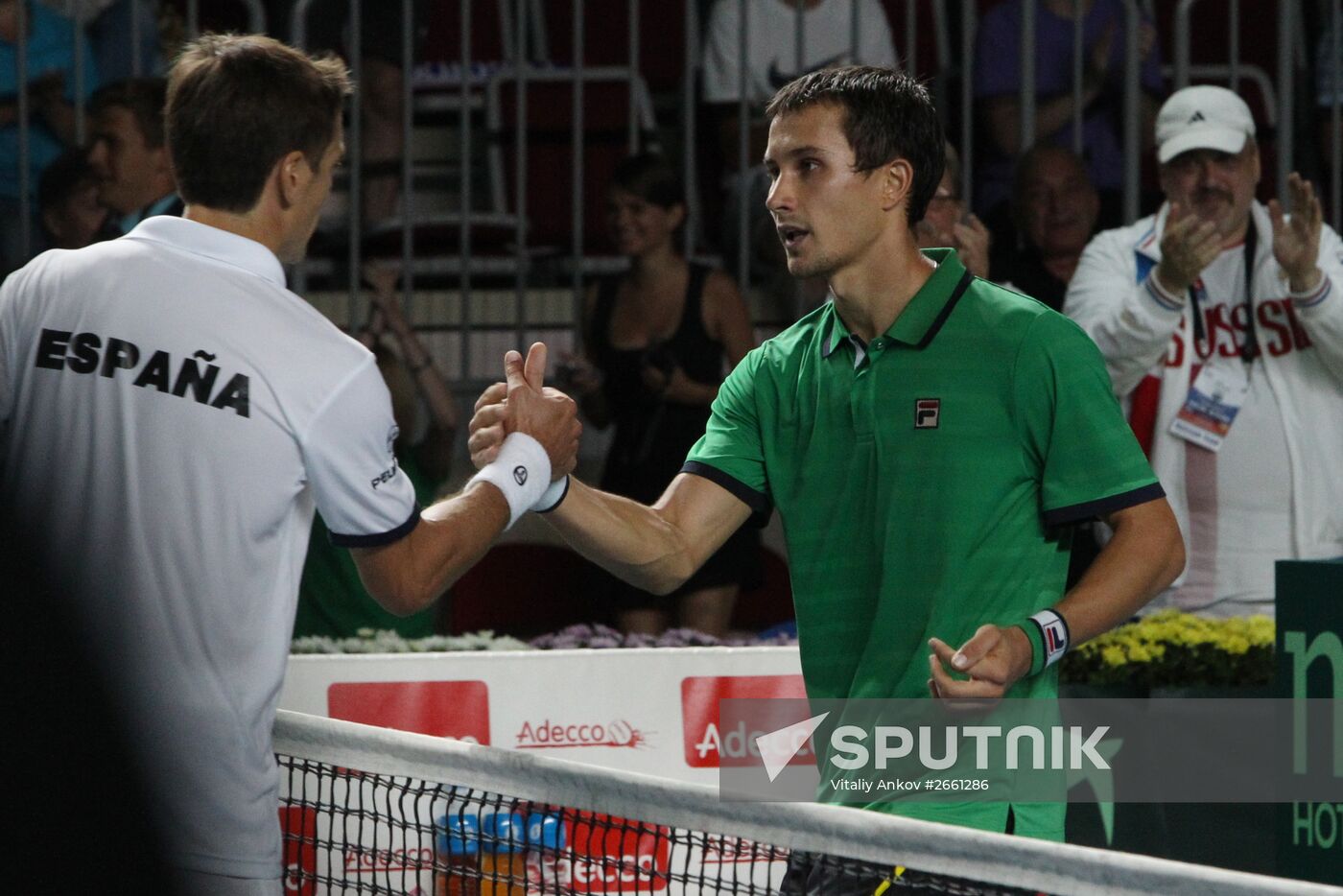 Tennis. Davis Cup. Russia vs. Spain. Day Three