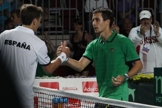Tennis. Davis Cup. Russia vs. Spain. Day Three