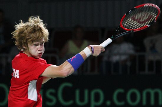 Tennis. Davis Cup. Russia vs. Spain. Day Three