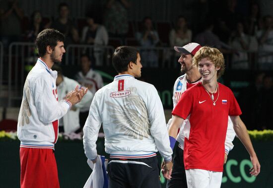 Tennis. Davis Cup. Russia vs. Spain. Day Three