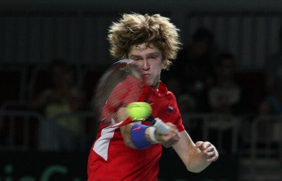 Tennis. Davis Cup. Russia vs. Spain. Day Three
