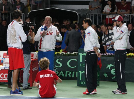 Tennis. Davis Cup. Russia vs. Spain. Day Three