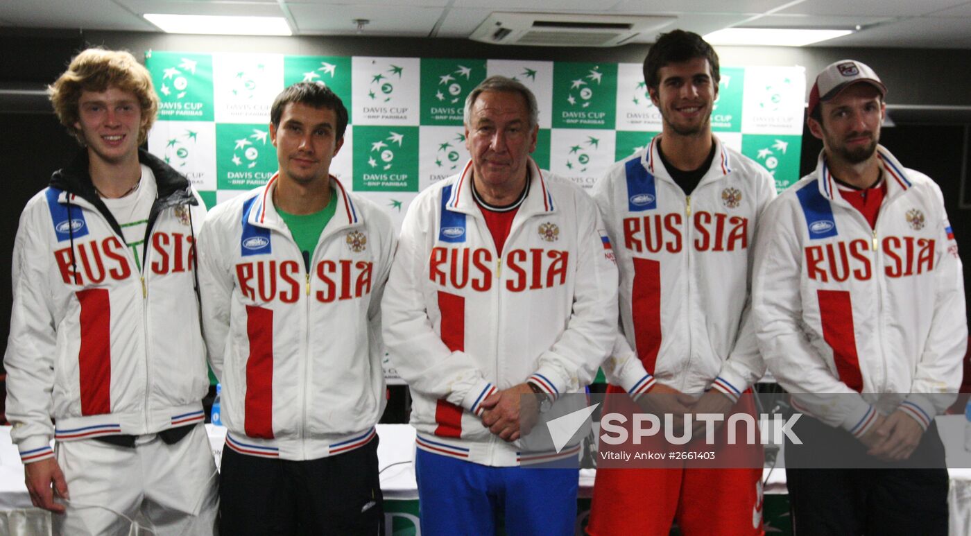 Tennis. Davis Cup. Russia vs. Spain. Day Three