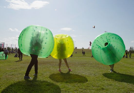 Vkontakte social network festival in St. Petersburg