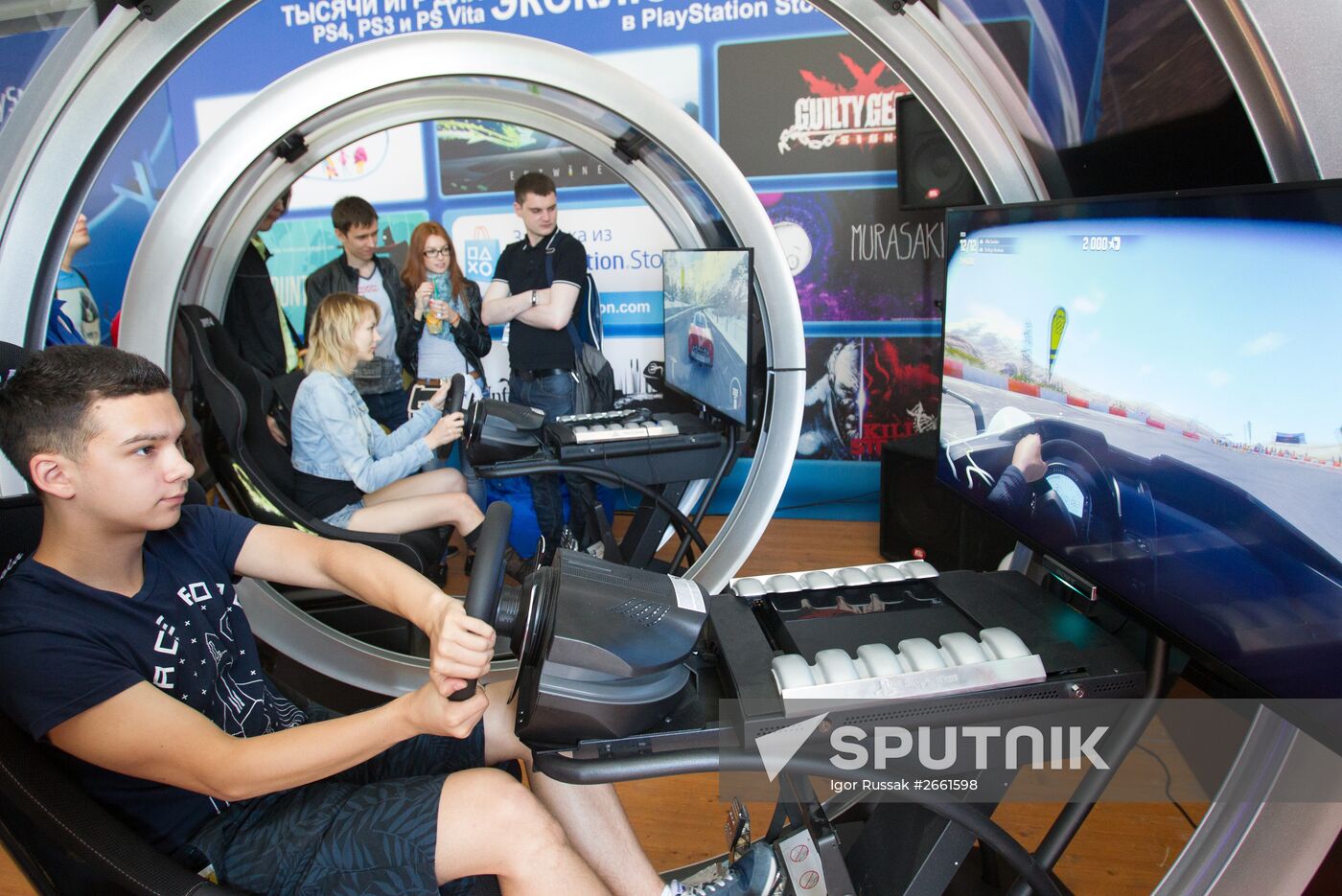 Vkontakte social network festival in St. Petersburg